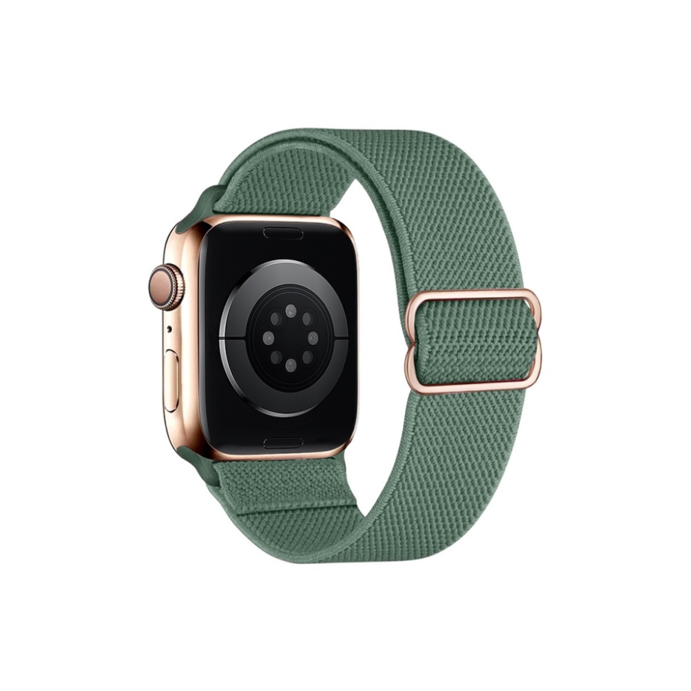 Adjustable Nylon Apple Watch Strap with Buckle - Sea Foam Green